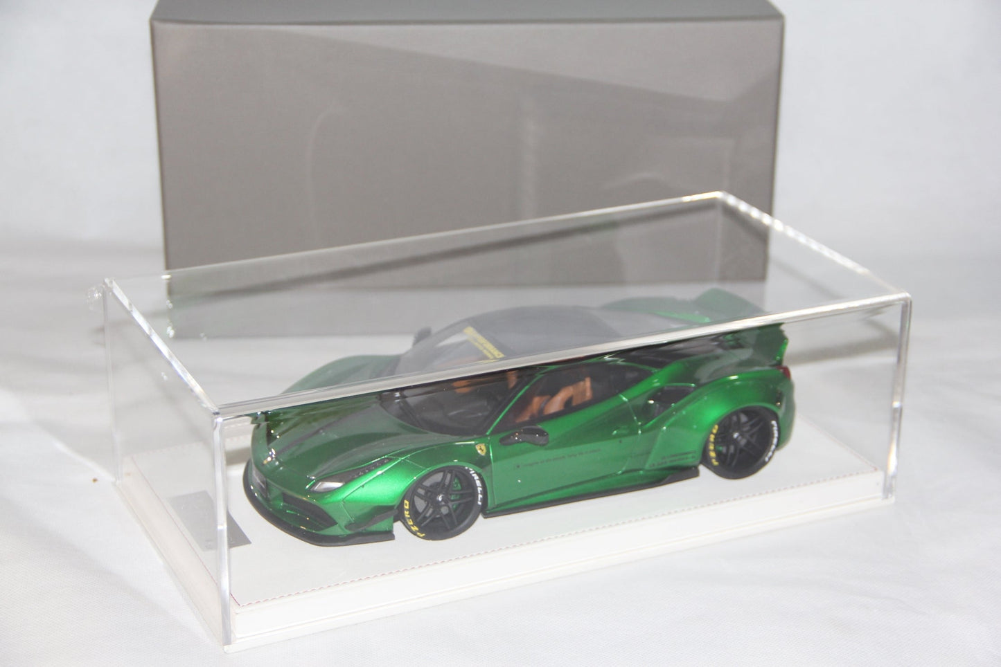 Ferrari 488 Liberty Walk LB Performance, Chrome Green - Limited 20 pcs by LB Work