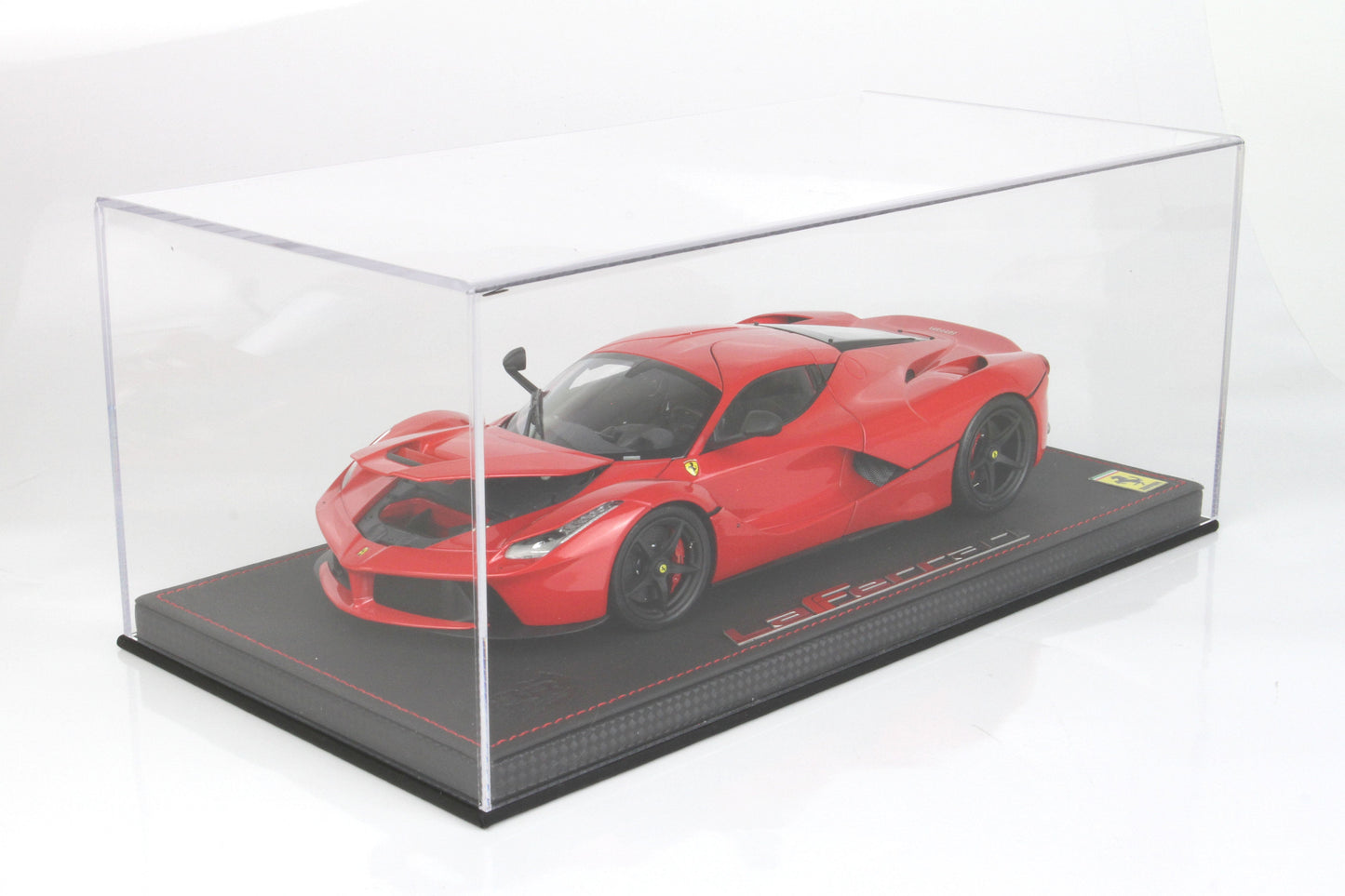 BBR Ferrari Laferrari Red Corsa Fully Open Diecast - Limited 120 pcs with Display Case