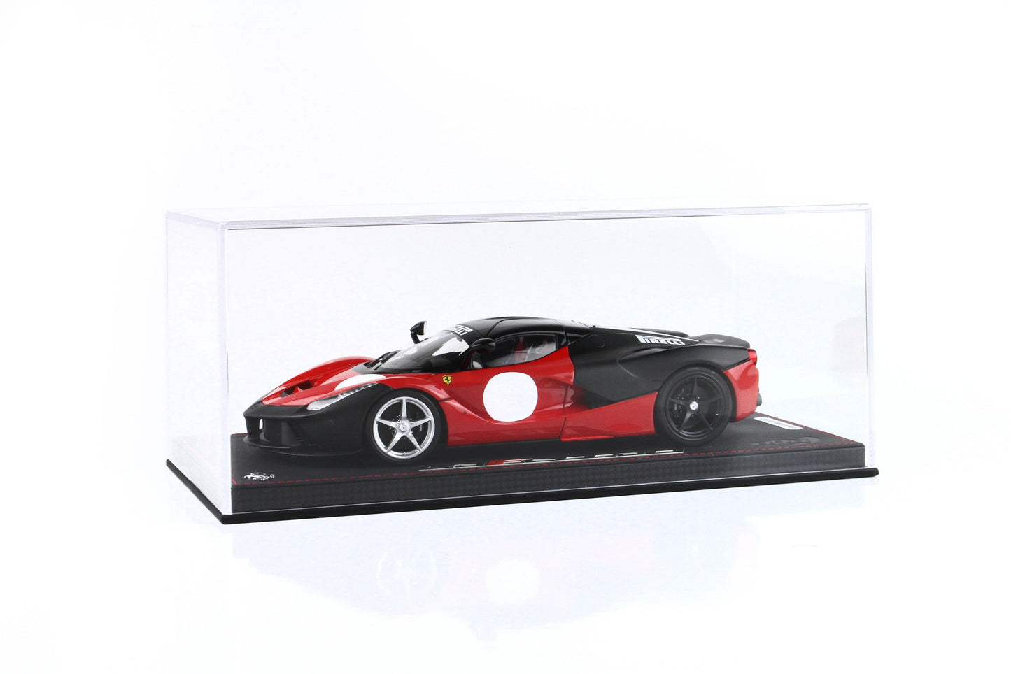 Pre-order BBR Ferrari LaFerrari Test Rosso Corsa Fully Open Diecast - Limited 102 pcs