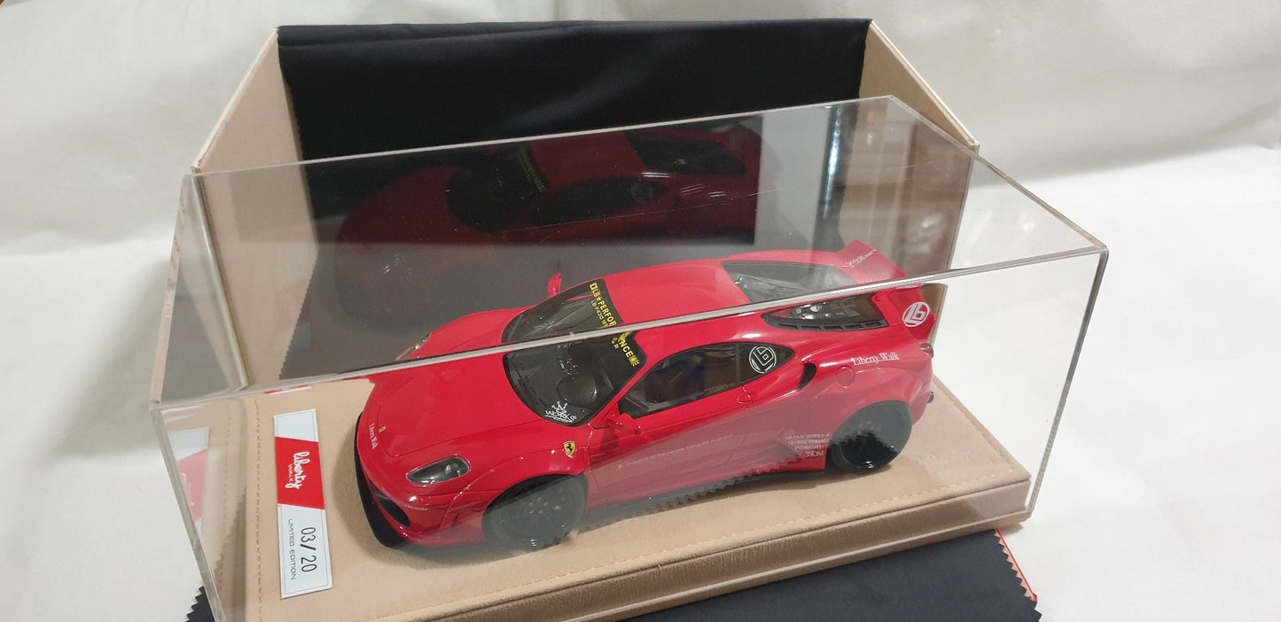 Ferrari 430 Liberty Walk LB Performance (Red, Zero Fighter) by LB Work