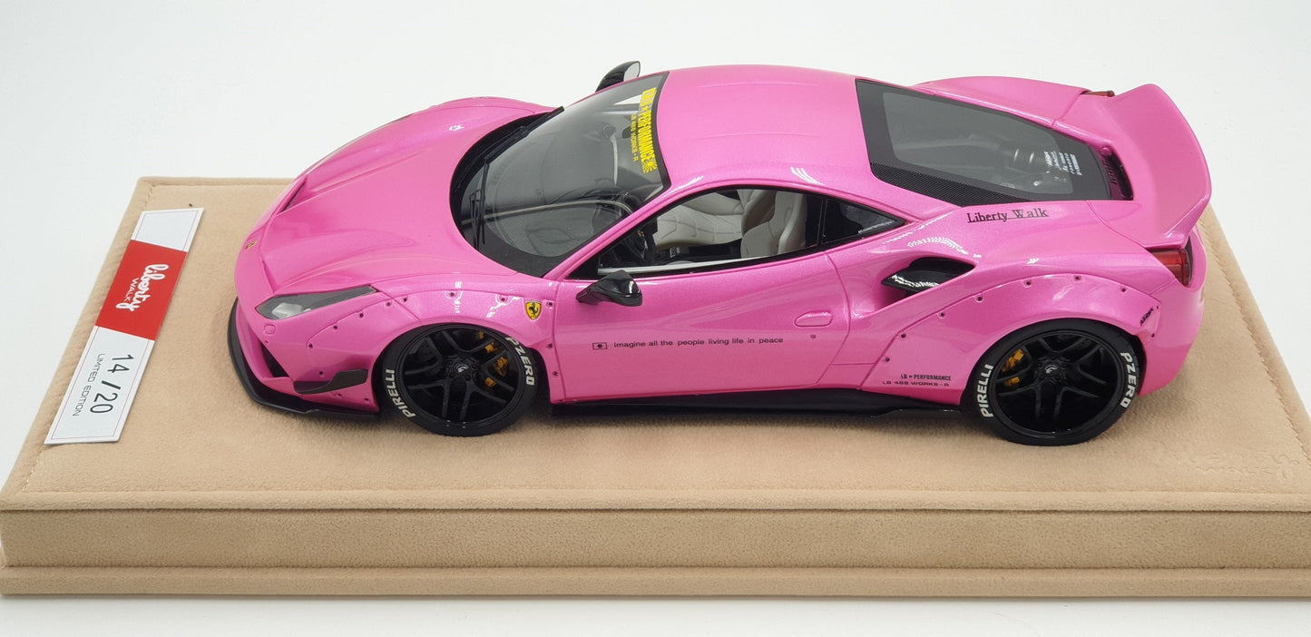 Ferrari 458 Liberty Walk Performance, Pink - Ltd 20 pcs by LB Work