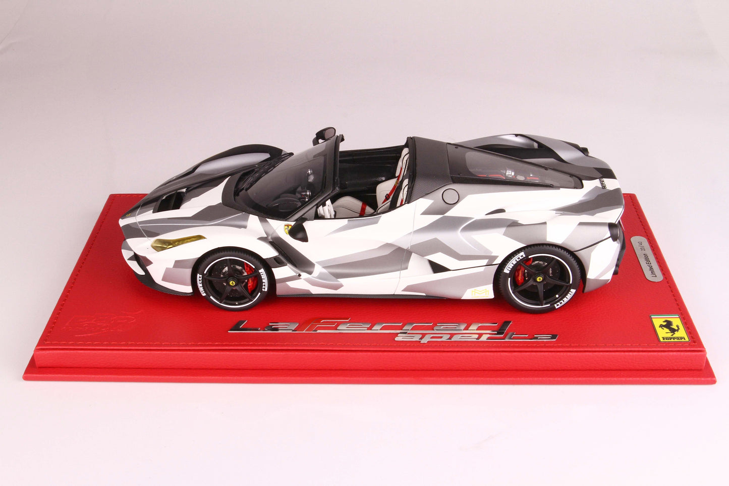 BBR Ferrari Laferrari Aperta Camouflage - Limited 40 pcs with Display Case