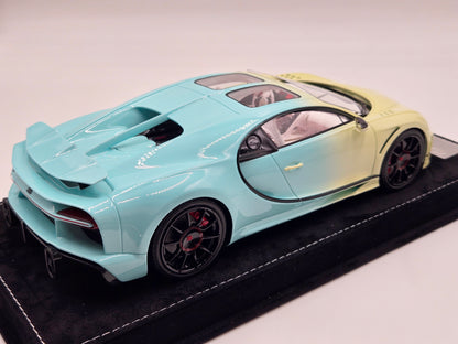 HH Model Bugatti Chiron SS Sea Salt Lemon Gradient - Limited 30 pcs, RARE