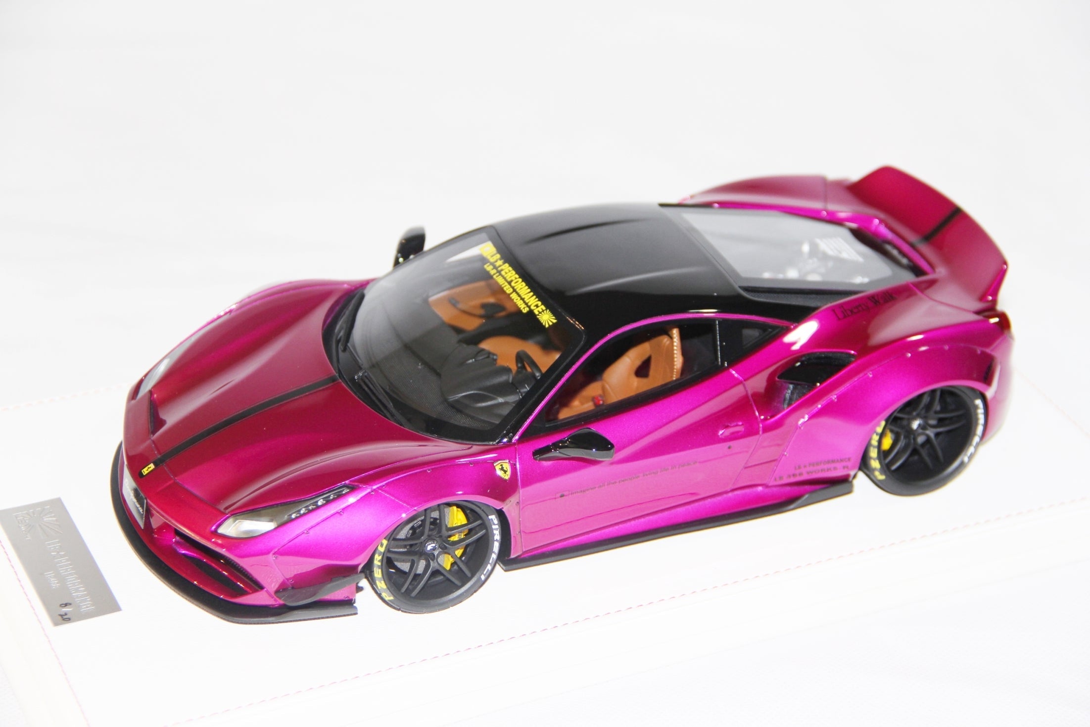 Ferrari 488 Liberty Walk LB Performance, Chrome Pink - Limited 20 pcs ...