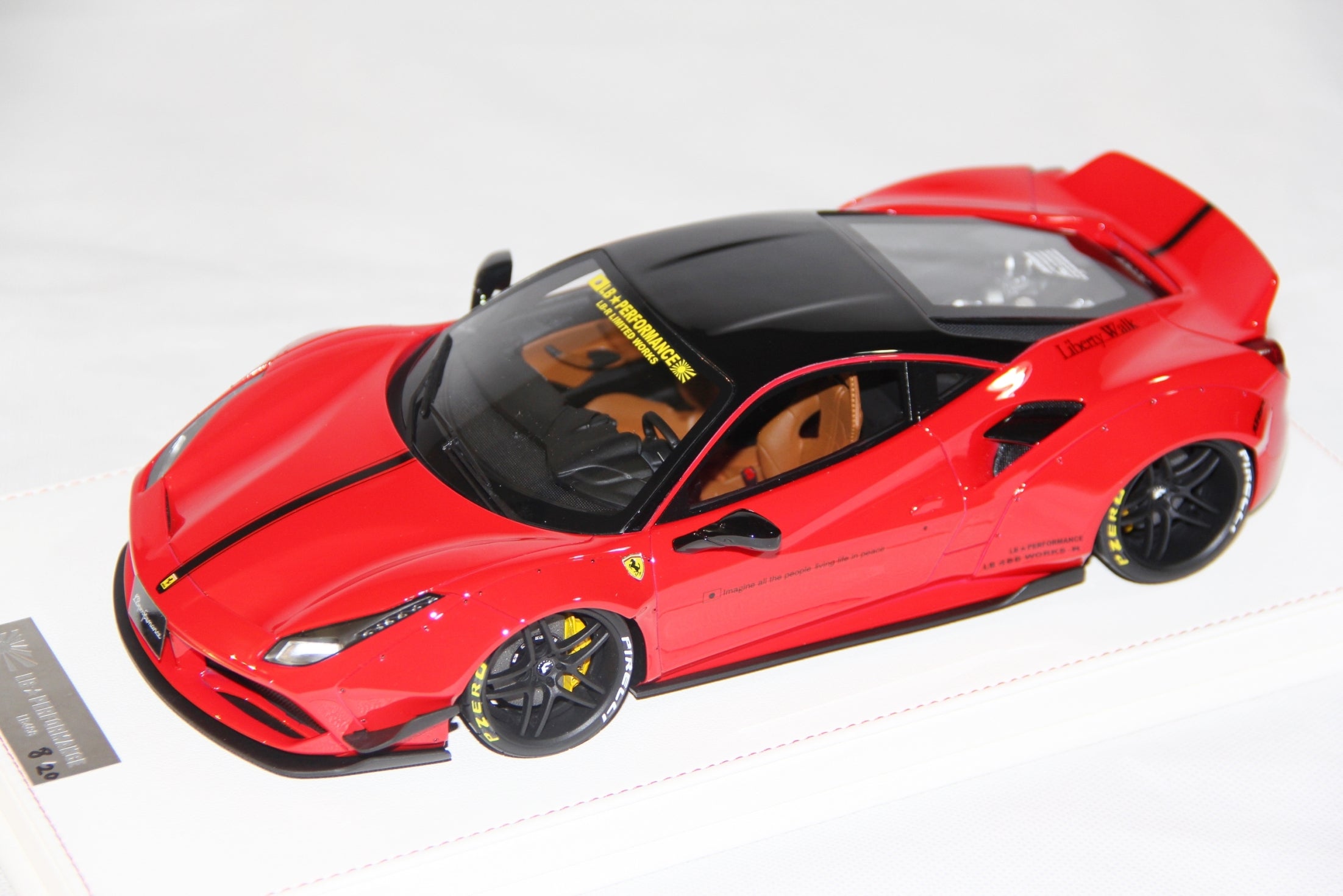 Ferrari 488 Liberty Walk LB Performance, F1 Red - Limited 20 pcs by LB ...