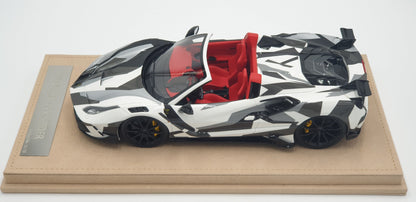 Mansory Ferrari 4XX Siracusa Spider Black White - Limited 50 pcs