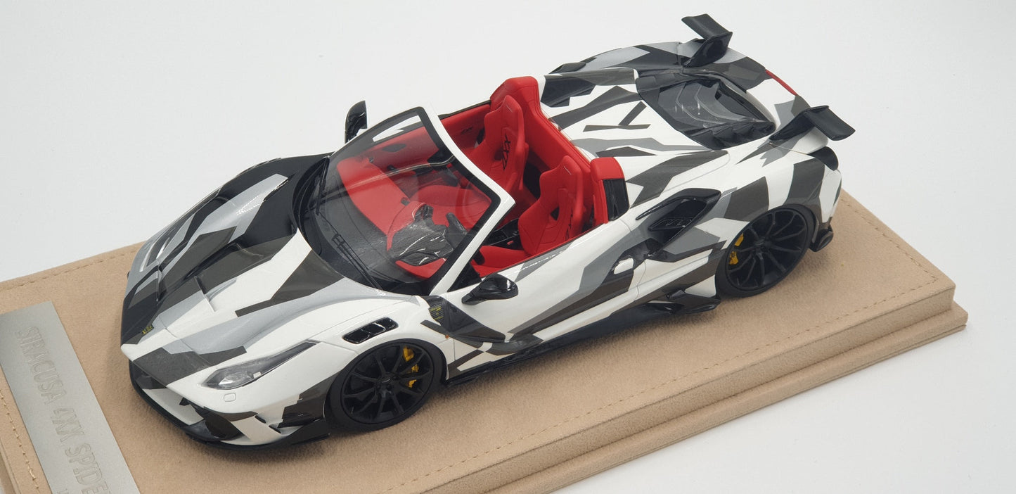 Mansory Ferrari 4XX Siracusa Spider Black White - Limited 50 pcs