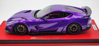 Peako Ferrari Novitec 812 N-Largo, Dark Purple with black wheels - Limited 50 pcs