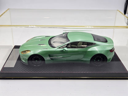 Clearance FrontiArt Aston Martin One 77 Mint Green - Limited 30/30 pcs, RARE, Preowned