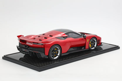 Pre-order BBR Ferrari F80 Carbon optional Rosso Supercar (Scale 1/12)