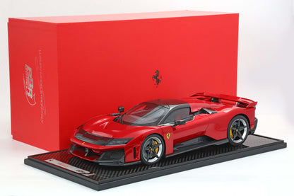 Pre-order BBR Ferrari F80 Carbon optional Rosso Supercar (Scale 1/12)