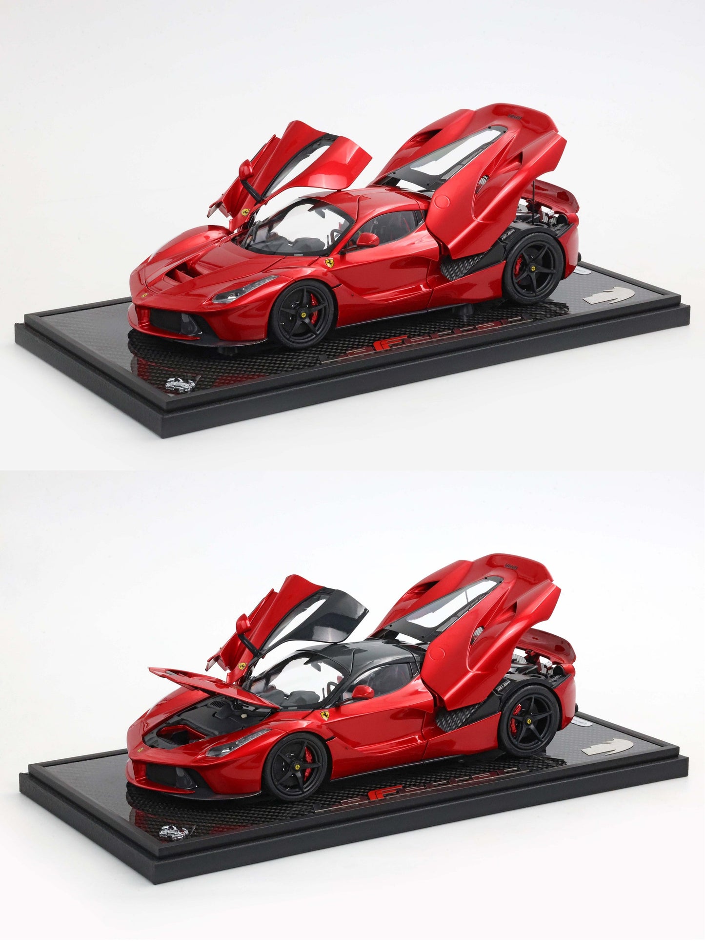 Pre-order BBR Ferrari LaFerrari Red Rosso F1 Fully Open, Carbon Base - Limited 100 pcs