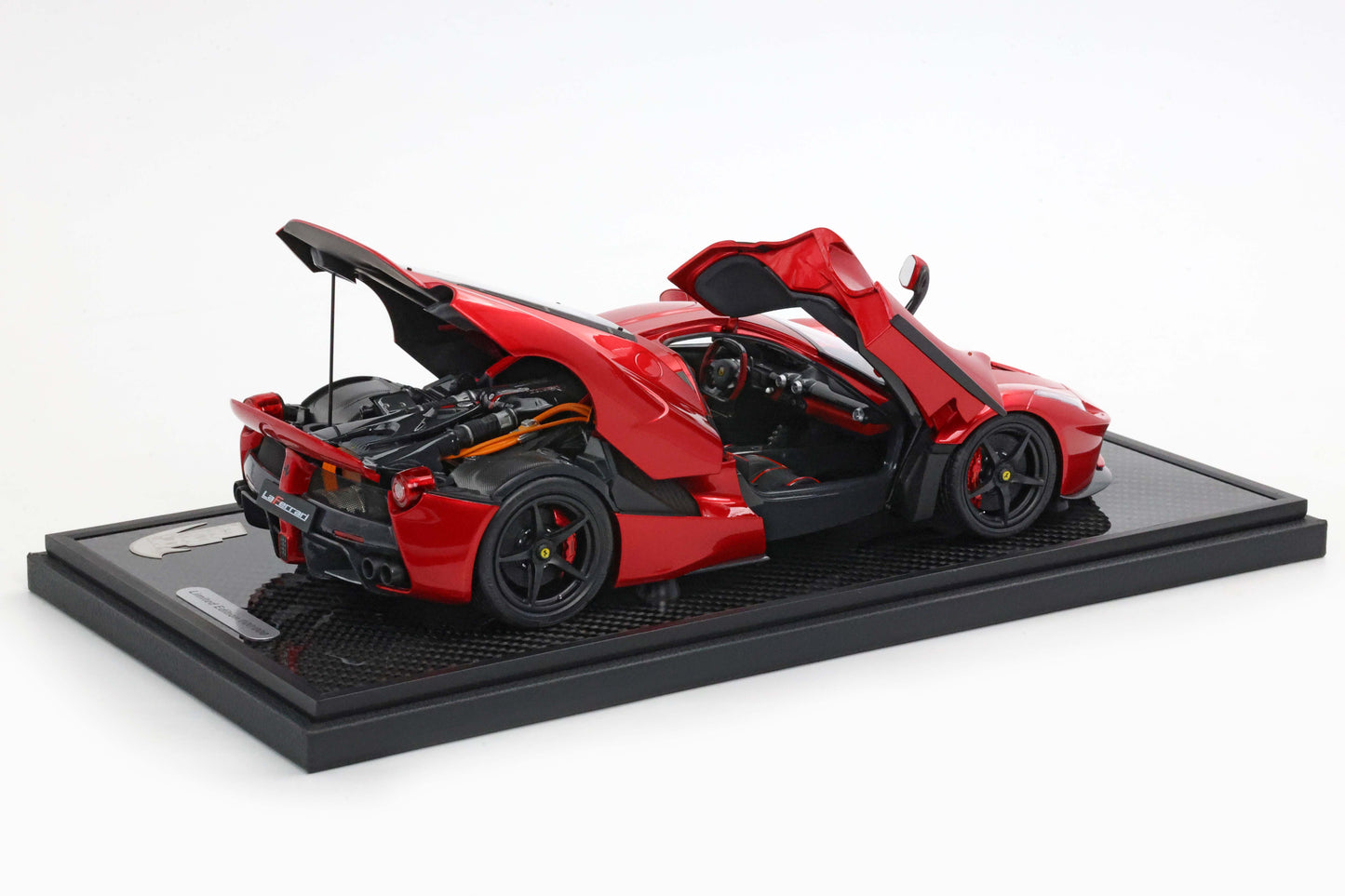 Pre-order BBR Ferrari LaFerrari Red Rosso F1 Fully Open, Carbon Base - Limited 100 pcs
