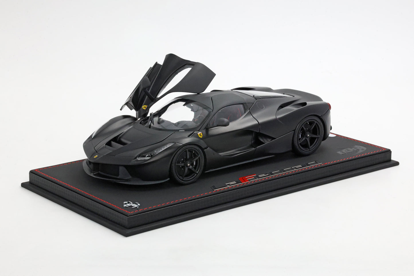 Pre-order BBR Ferrari LaFerrari Matt Black Fully Open Diecast - Limited 78 pcs