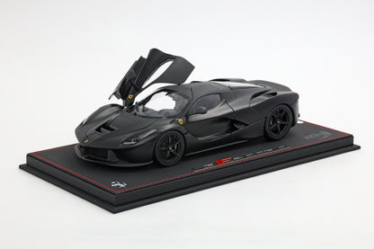 Pre-order BBR Ferrari LaFerrari Matt Black Fully Open Diecast - Limited 78 pcs