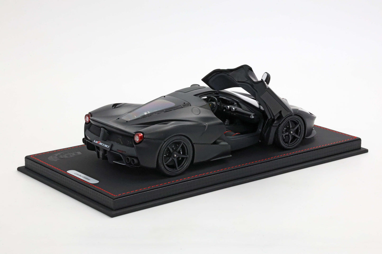 Pre-order BBR Ferrari LaFerrari Matt Black Fully Open Diecast - Limited 78 pcs