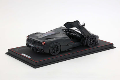 Pre-order BBR Ferrari LaFerrari Matt Black Fully Open Diecast - Limited 78 pcs