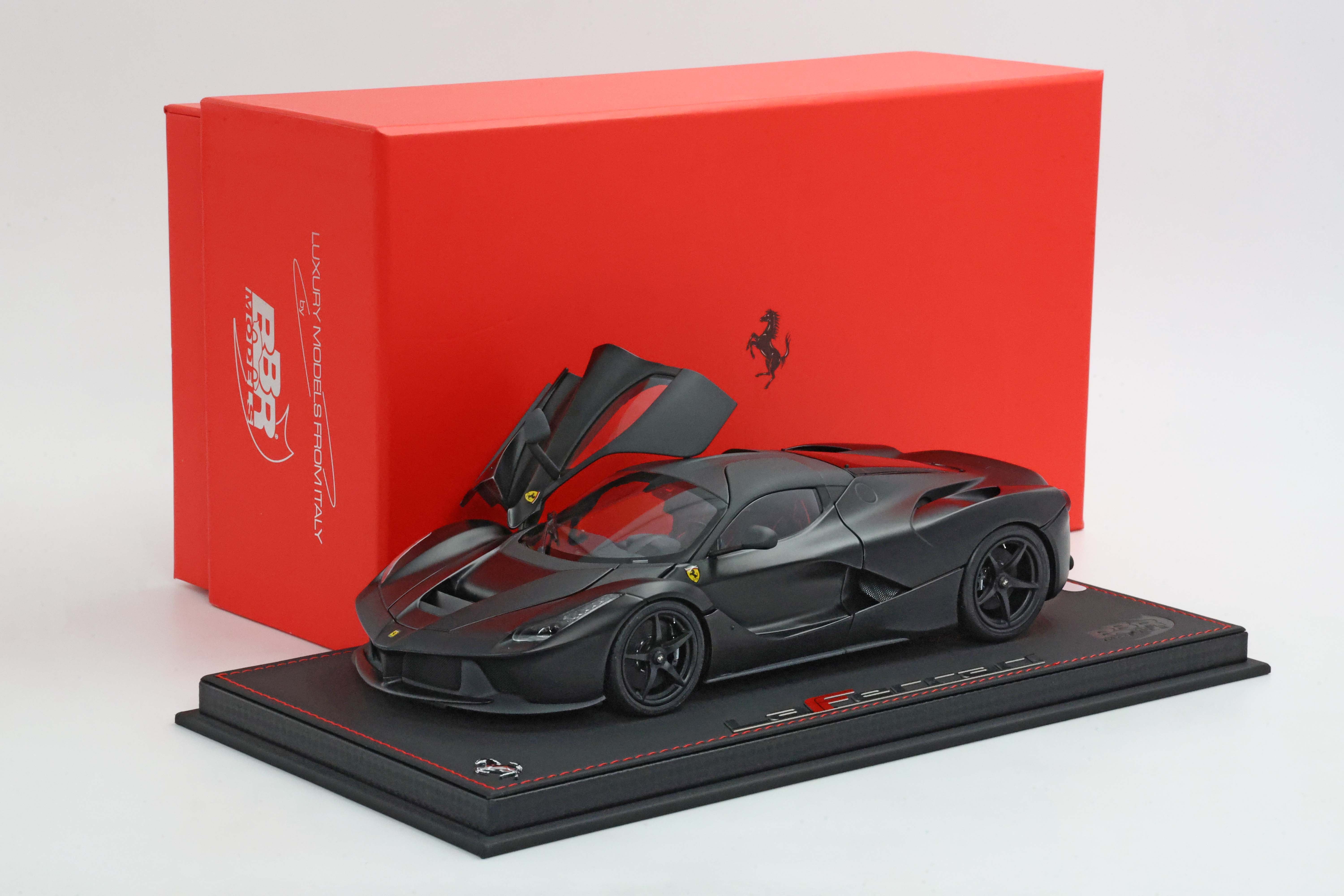 Pre-order BBR Ferrari LaFerrari Matt Black Fully Open