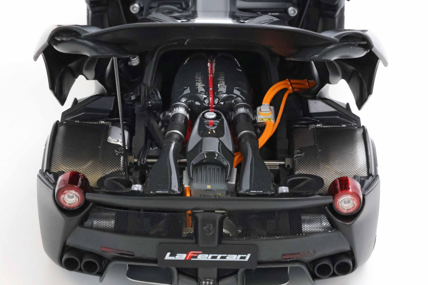 Pre-order BBR Ferrari LaFerrari Matt Black Fully Open Diecast - Limited 78 pcs