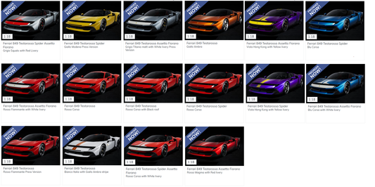 Pre-order BBR Ferrari 849 Testarossa - Limited Edition