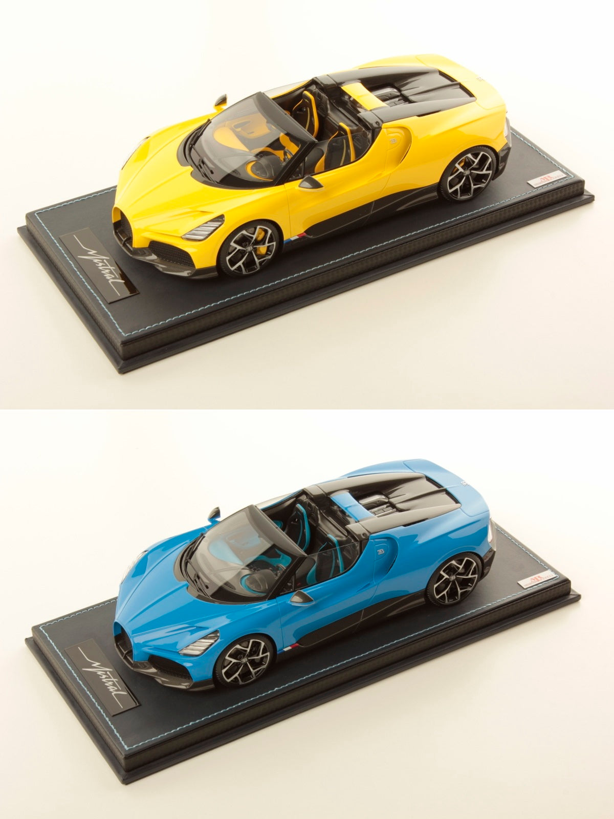 MR Bugatti W16 Mistral Yellow, Blue, Black - Limited 99 pcs IN STOCK