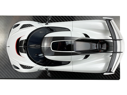 Clearance FrontiArt Koenigsegg Jesko Crystal White - Limited 500 pcs