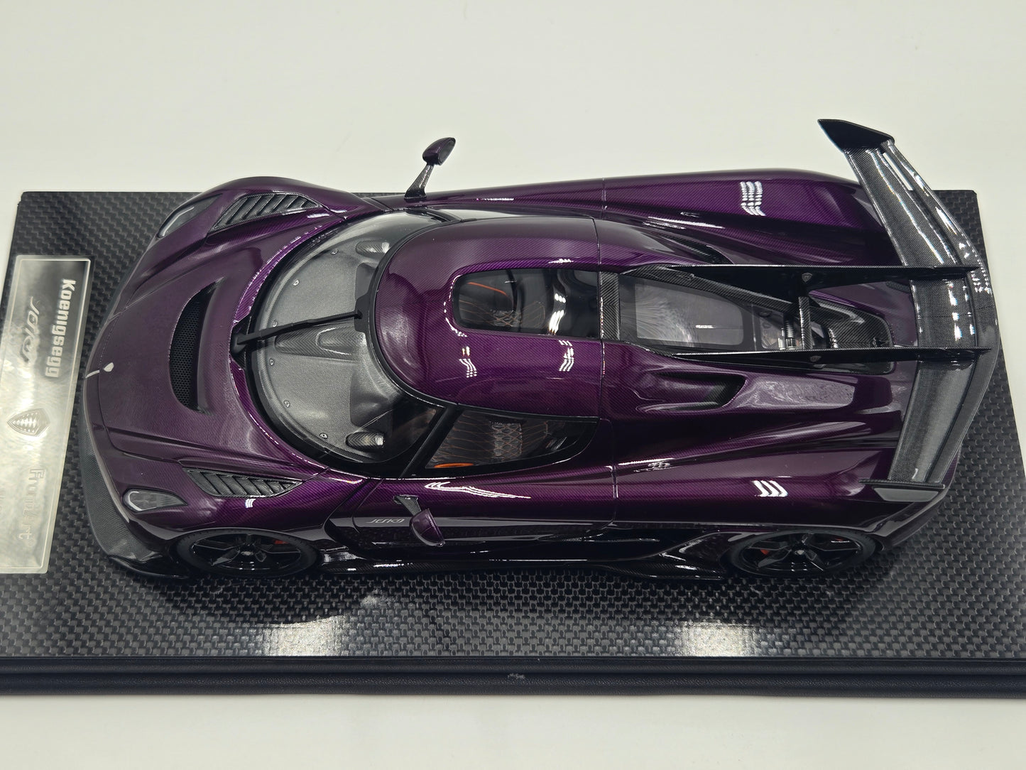 FrontiArt Koenigsegg Jesko 7315 Purple Tinted Carbon - Limited 199 pcs