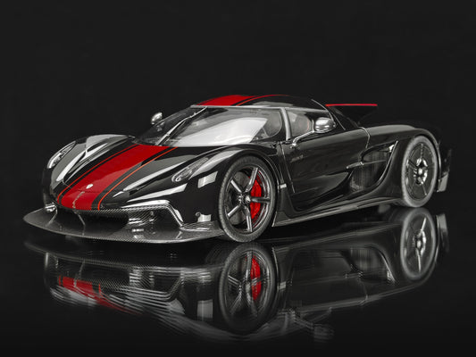 Pre-order FrontiArt Koenigsegg Jesko Absolut 7355 in Jet Black - Limited 100 pcs