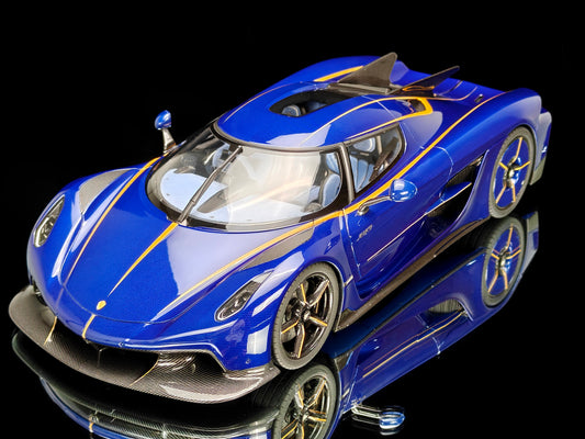 Pre-order FrontiArt Koenigsegg Jesko Absolut 7389 in Blue Tinted Carbon - Limited 100 pcs
