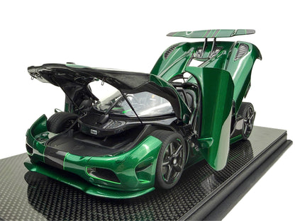 Pre-order FrontiArt Koenigsegg Agera S Goblin Green Carbon Fully Open - Limited 50 pcs