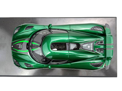 Pre-order FrontiArt Koenigsegg Agera S Goblin Green Carbon Fully Open - Limited 50 pcs