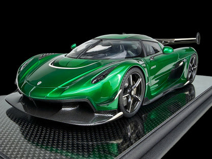 Pre-order FrontiArt Koenigsegg Jesko #7555 in Manz Green - Limited 100 pcs