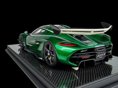Pre-order FrontiArt Koenigsegg Jesko #7555 in Manz Green - Limited 100 pcs
