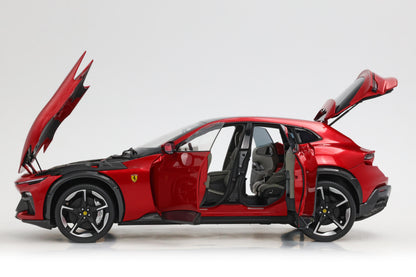 Pre-order BBR Ferrari Purosangue Rosso Magma Diecast full open - Limited Edition