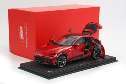 Pre-order BBR Ferrari Purosangue Rosso Magma Diecast full open - Limited Edition