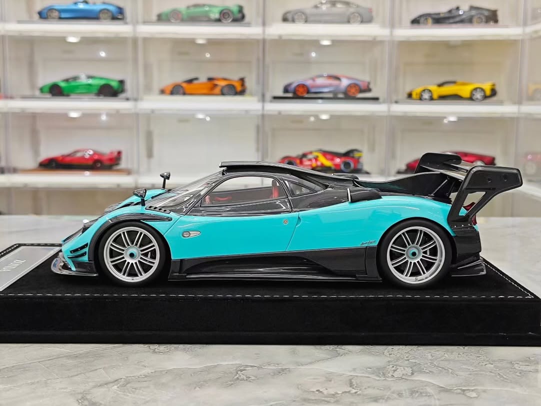 HH Model Pagani Zonda Cyan & Black Carbon - Limited 30 pcs