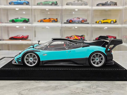 HH Model Pagani Zonda Cyan & Black Carbon - Limited 30 pcs