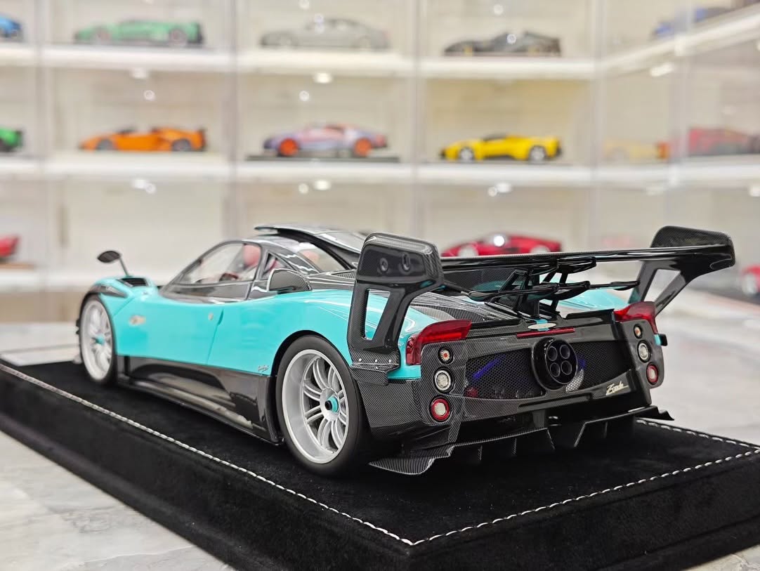 HH Model Pagani Zonda Cyan & Black Carbon - Limited 30 pcs