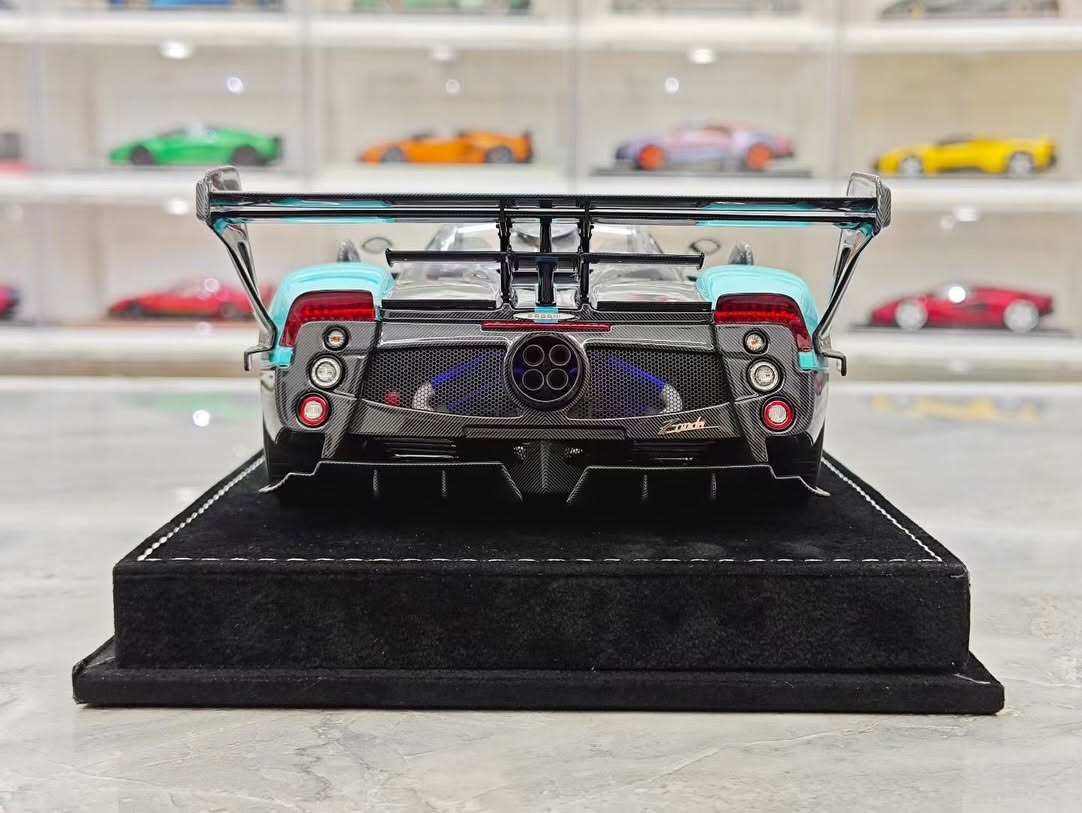 HH Model Pagani Zonda Cyan & Black Carbon - Limited 30 pcs