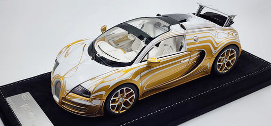 HH Model Bugatti Veyron Golden Ceramic Lor Blanc, Limited 20 pcs