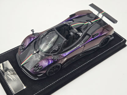 HH Model Pagani Zonda Cinque Roadster Chameleon Purple - Limited 30 pcs