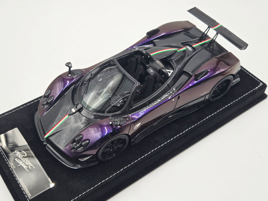 HH Model Pagani Zonda Cinque Roadster Chameleon Purple - Limited 30 pcs
