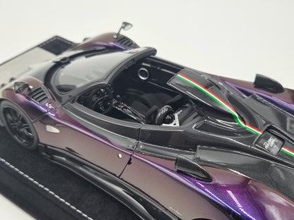 HH Model Pagani Zonda Cinque Roadster Chameleon Purple - Limited 30 pcs