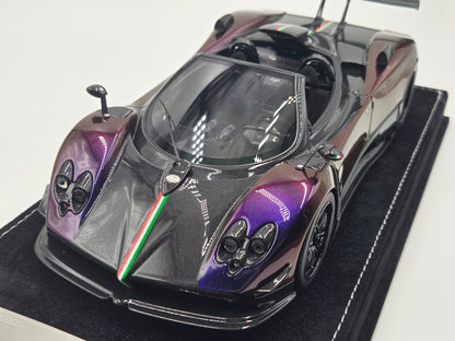 HH Model Pagani Zonda Cinque Roadster Chameleon Purple - Limited 30 pcs