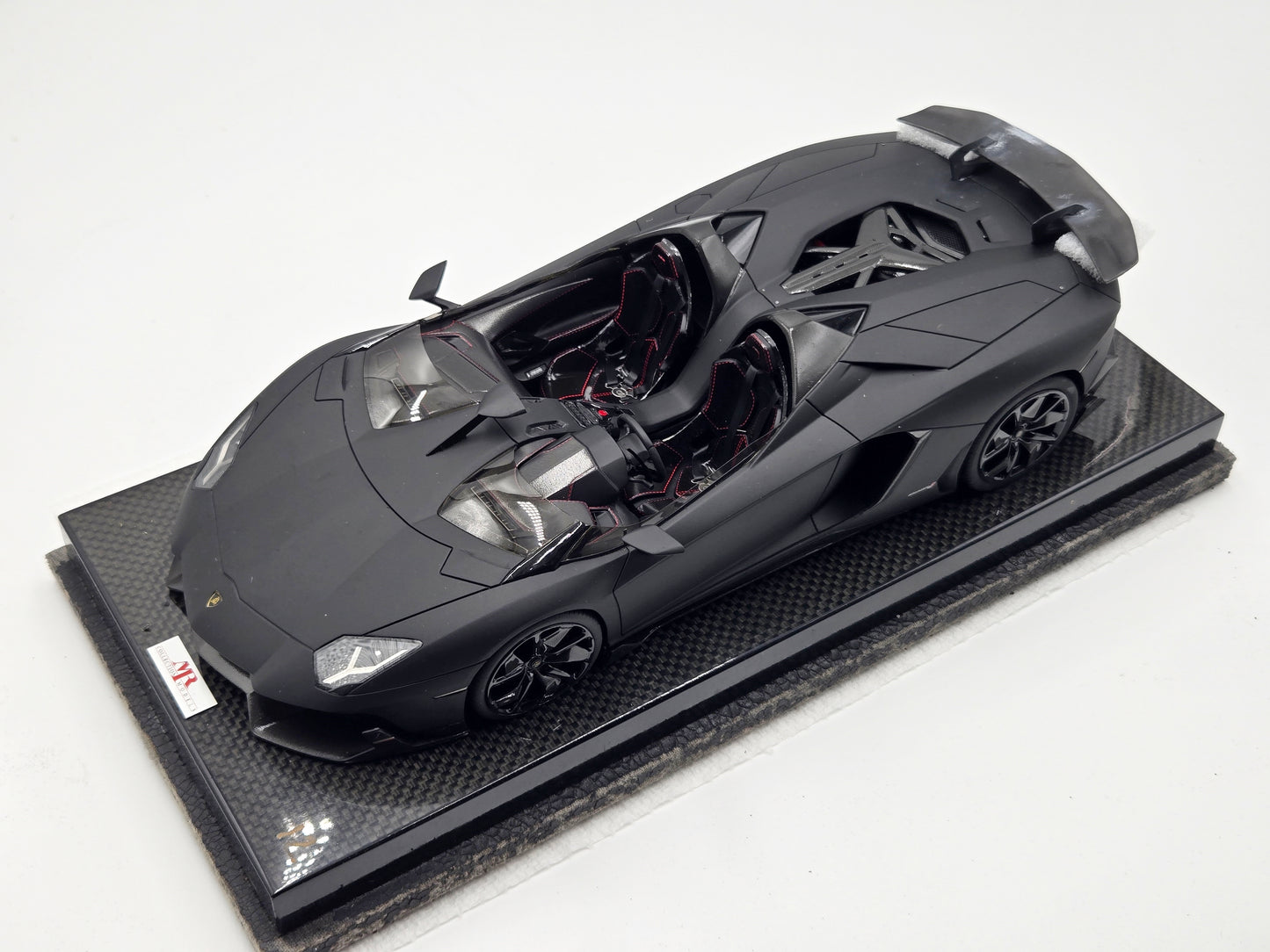 Clearance MR Lamborghini Aventador J Matt Black, Carbon Base - Limited 12/25 pcs (Pre-owned)