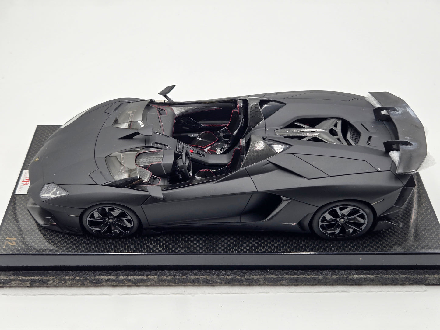 Clearance MR Lamborghini Aventador J Matt Black, Carbon Base - Limited 12/25 pcs (Pre-owned)