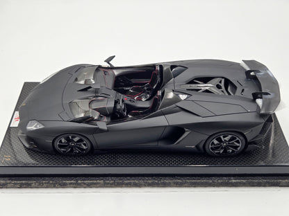 Clearance MR Lamborghini Aventador J Matt Black, Carbon Base - Limited 12/25 pcs (Pre-owned)
