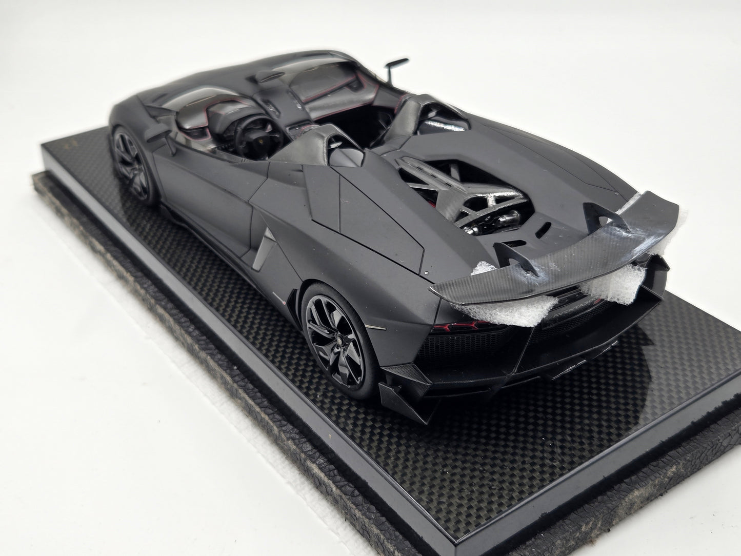 Clearance MR Lamborghini Aventador J Matt Black, Carbon Base - Limited 12/25 pcs (Pre-owned)