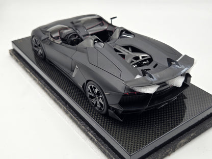Clearance MR Lamborghini Aventador J Matt Black, Carbon Base - Limited 12/25 pcs (Pre-owned)