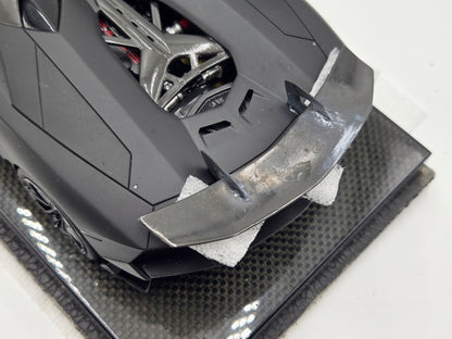Clearance MR Lamborghini Aventador J Matt Black, Carbon Base - Limited 12/25 pcs (Pre-owned)